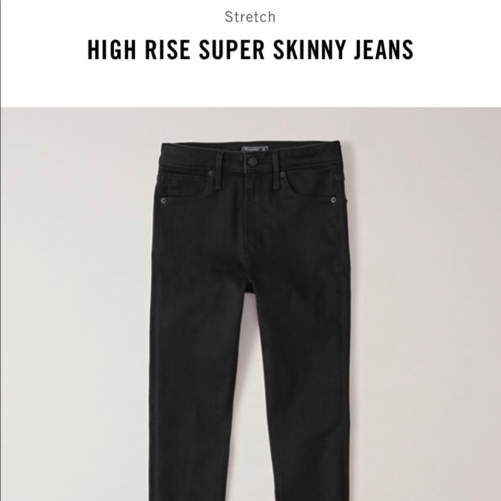 Abercrombie & Fitch - High Rise Super Skinny